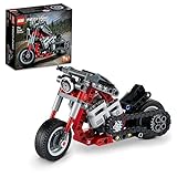 LEGO 42132 Technic Chopper Abenteuer-Bike, 2-in-1 Bausatz, Motorrad-Spielzeug, kreatives Geschenk für Jungen und Mädchen ab 7 Jahren, Fahrzeug-Set