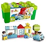 LEGO DUPLO Classic Steinebox, Kreativbox mit Aufbewahrung, erste Bausteine, Feinmotorik-Lernspielzeug, Geschenk für Kleinkinder ab 1,5 Jahren, Mädchen und Jungen 10913