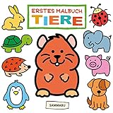 Erstes Malbuch Tiere (Malbuch ab 1 Jahr) (Malbücher für Kleinkinder)