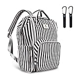 Hafmall Baby Wickeltasche Rucksack mit Kinderwagen Haken Multifunktional Reise Wickelrucksack Große Kapazität Babytasche