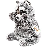 Uni-Toys - Handpuppe Waschbär - 26 cm (Höhe) - Plüsch-Puppe, Bär - Plüschtier, Kuscheltier