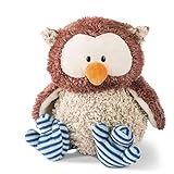 NICI Kuscheltier Eule Oscar mit drehbarem Kopf 35 cm – Eule Plüschtier für Mädchen, Jungen & Babys – Stofftier Eule zum Kuscheln, Spielen & Schlafen – Gemütliches Schmusetier ab 0 Monaten – 46092