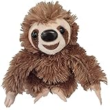 Wild Republic 21131 Perezoso Peluches Animal Hug'Ems, Faultier, 18 cm