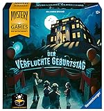 Ravensburger Familienspiel – 26948 Mystery Games: Der verfluchte Geburtstag – kooperatives Geschichten-Mystery-Spiel für 2-4 Spieler ab 12 Jahren