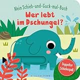 Mein Schieb & Guck-mal-Buch: Wer lebt im Dschungel?: Dschungeltiere Spielbuch ab 2 Jahren | Dschungeltiere Spielbuch ab 2 Jahren