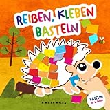 Reißen Kleben Basteln ab 2 Jahren: Mein kunterbuntes Bastelbuch für Kinder mit niedlichen Tieren als Bastelvorlage und farbigen Seiten zum Schnipsel ... sowohl für Jungen als auch für Mädchen