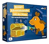 FRANZIS 67169 - Escape Adventskalender mit der Maus - Der versteckte Burgschatz, 24 spannende Rätsel für die Adventszeit, für Kinder ab 7 Jahren