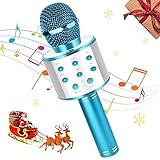 JOPHEK Drahtloses Bluetooth Mikrofon Karaoke, Mikrofon Kinder Geschenke für Jungs Mädchen, Ab 5 6 7 8 9 10 11 12 Kind Geburtstag Geschenke