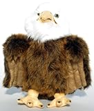 Plüschtier Vogel Adler - stehend - lebensecht - Kuscheltier Stofftier