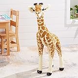 Melissa & Doug 40431 Stehende Baby-Giraffe, Plüschtier, Tier, alle Altersgruppen, Geschenk für Jungen oder Mädchen
