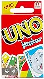 Mattel Games 52456 - UNO Junior Kartenspiel für Kinder, Kinderspiele geeignet für 2 - 4 Spieler ab 3 Jahren, Inhalt: 1 Stück