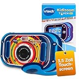 VTech KidiZoom Touch 5.0 I Digitale Kinderkamera mit Selfie- und Videofunktion I 3,5 Zoll Touchdisplay mit Musik, Spielen und Fotoeffekten I Lernspielzeug Technik für kreative Kinder ab 5 Jahren