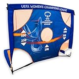 UEFA Frauen Champions League 4ft x 3ft 2-in-1 Ziel Pop-Up Flexi Fußballtor – UWCL, Offiziell Lizenziertes Merchandise, Wetterfestes tragbares Fußballtor für drinnen und draußen, Kinder und Erwachsene