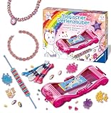 Ravensburger 18513 Magischer Perlenzauber Einhorn - Traumhafte Armbänder aus schillernden Perlen basteln, Kreatives Bastelset für Kinder ab 5 Jahren