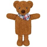 CityComfort Wärmflasche 1L Mit Bezug Tier - Wärmflasche mit Super Weichem Plüschbezug - Hot Water Bottle (Braun Bär)