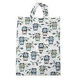 Wet Dry Bag Wasserdicht Große Kapazität All Ages Cloth Snacks Bags Wiederverwendbare waschbare Windel Organizer für Baby Stoffwindeln Wäscherei Lagerung Pool Gym Yoga(Weiß)