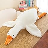 90cm Ente Gans Kuscheltier Groß: Ente Kuscheltier XXL, Gewichtskuscheltier Ente für Büro, Zuhause, Reisen, Zimmer, Kissen, Kissen, Geschenke für Freunde
