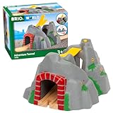 BRIO World 33481 - Magischer Tunnel - Eisenbahnzubehör Holzeisenbahn - Kleinkinderspielzeug mit Effekten empfohlen für Kinder ab 3 Jahren