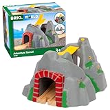 BRIO World 33481 Magischer Tunnel - Eisenbahnzubehör Holzeisenbahn - Kleinkinderspielzeug mit Effekten empfohlen für Kinder ab 3 Jahren