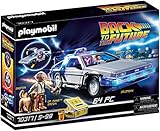 PLAYMOBIL Back to The Future 70317 Delorean mit Lichteffekten, Ab 6 Jahren