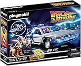 PLAYMOBIL Back to The Future 70317 DeLorean mit Lichteffekten, Ab 6 Jahren