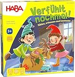 HABA Verfühlt nochmal – Fühlspiel & Lernspiel mit Holzteilen, fördert spielerisch die Feinmotorik, Motorik-Spielklassiker ab 3 Jahren – 1304508001