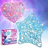 SAITCPRY 3D String Art Kit , Bastelset Mädchen Kinder ab 9 10 11 Jahre Geschenke ab 8-14 Jahre Mädchen Spiele ab 9-12 Jahren Laterne Handgefertigte Dekorationen