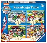 4 einfache Puzzle mit 12/16/20 und 24 Teilen - Paw Patrol (Ravensburger)