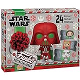 Funko POP Weihnachts-Adventskalender 2022: Star Wars mit 24 Tagen Überraschung Pocket POP! Figurine Toys Ideal Holiday Adventskalender Weihnachtsüberraschungsgeschenk