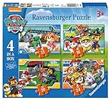 4 einfache Puzzle mit 12/16/20 und 24 Teilen - Paw Patrol (Ravensburger)