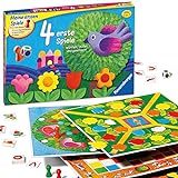 Ravensburger 21417 - 4 erste Spiele - Spielesammlung für die Kleinen - Spiele für Kinder ab 3 Jahren, Brettspiele für 2-6 Spieler - Farbwürfel