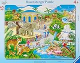 Kinderpuzzle mit 45 Teilen ‘Besuch im Zoo’ (Ravensburger)