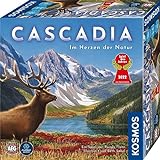 Kosmos 682590 Cascadia - Im Herzen der Natur, Spiel des Jahres 2022, Brettspiel mit Holz-Elementen, Familienspiel für 1-4 Personen ab 10 Jahren, Gesellschaftsspiel