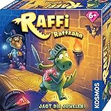KOSMOS 681036 Raffi Raffzahn - Jagt die Juwelen. Spannendes Spiel mit magnetischer Drachen-Figur, Kinder-Spiel ab 6 Jahre, für 2 -4 Spieler, lustiges Gesellschaftsspiel für die ganze Familie
