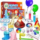 UNGLINGA 33 Experimente Science Kit für Kinder Alter 4-6-8-10, Wissenschaft Projekt STEM Spielzeug für Jungen Mädchen Lernen Bildungsgeschenke für 4 5 6 7 8 9 10 Jahre alt, Chemie-Set
