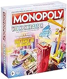 Monopoly Wolkenkratzer Brettspiel, Strategiespiel für Familien und Kinder, abwechslungsreicher Spielablauf, ab 8 Jahren