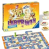 Ravensburger 20847 - Junior Labyrinth - Familienklassiker für die Kleinen, Spiel für Kinder ab 4 Jahren - Gesellschaftspiel geeignet für 2-4 Spieler, Junior-Ausgabe