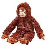 Generisch Punch Monkey Plüschtier – 20 cm Orang-Utan – Kuscheliges Stofftier aus weichem Plüsch, waschbar (Style A)