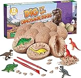 Trasdeo Dino Ausgrabungsset für Kinder, Dino Ei Dinosaurier Spielzeug ab 4 5 6 7 Jahre Junge Dino Spielzeug Geschenk Junge 4 5 6 7 Jahre Kinderspielzeug Kinder