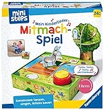 Ravensburger ministeps 4172 Mein Kinderlieder-Mitmachspiel, Lustiges Bewegungspiel mit 12 beliebten Kinderliedern, Spielzeug ab 2 Jahre
