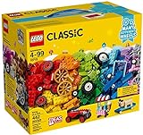 Fahrzeuge-Bauset mit verschiedenen Steinen und Rädern (LEGO)