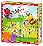 moses. Verlag GmbH 16134 Mein Krabbelkäfer Lieblings-Ludo | Erstes Würfelspiel für Kinder ab 3 Jahren Holzwürfel und großem Spielfeld