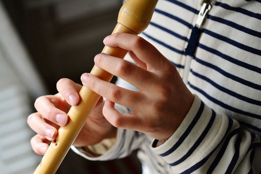Blockflöte Holz Musikinstrument Kinder Anfänger 
