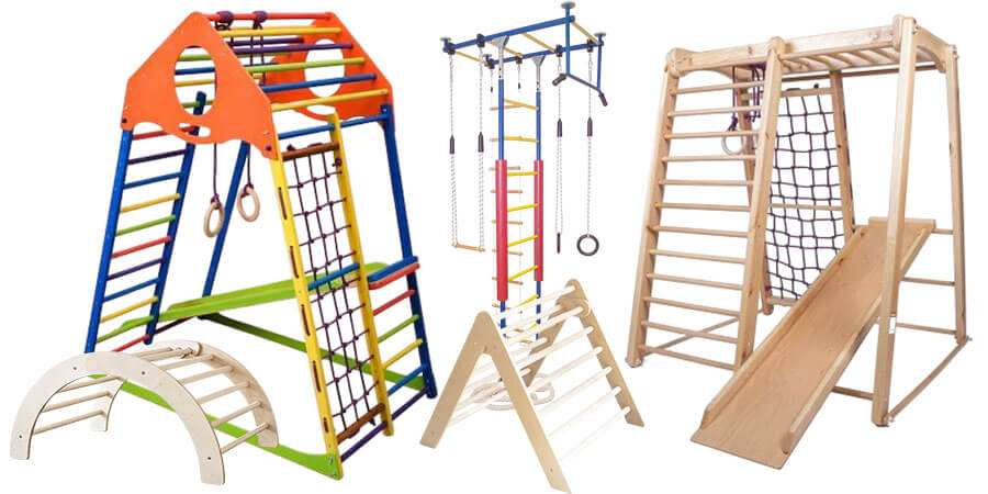 Kinder Innen-und Outdoor-Spielhaus 6 Sprossen Seil Klettern Leiter Spielzeug 